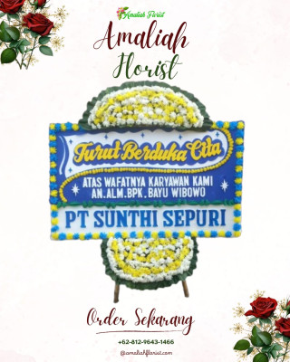 Papan Bunga Duka di Sepakek