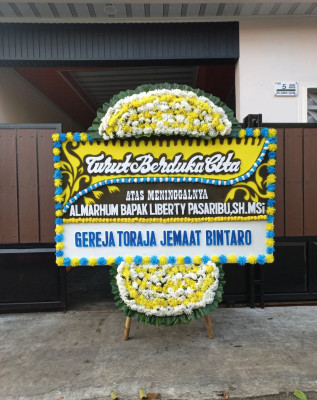 Papan Bunga Duka di Sepakek
